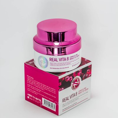 Живильний крем для обличчя Enough Real Vita 8 Complex Pro Bright Up Cream 50 мл EN 5747 фото