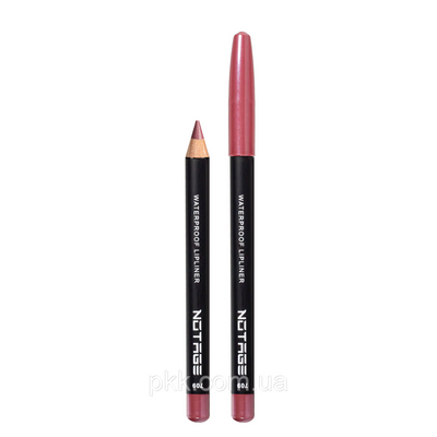 Олівець для губ Notage Waterproof lip liner водостійкий № 709 Темно-рожевий з перламутром NO 5123 фото