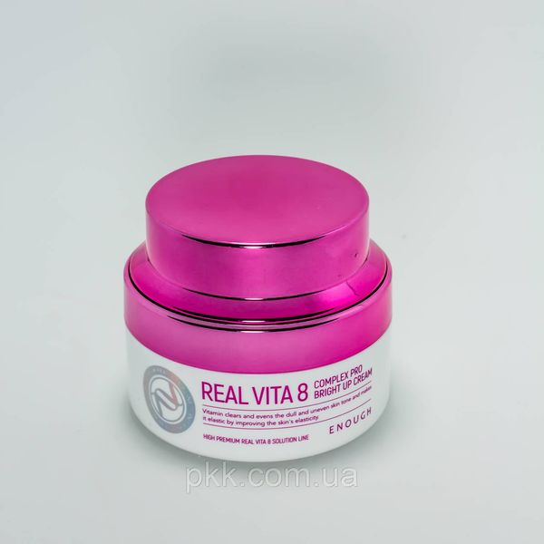 Живильний крем для обличчя Enough Real Vita 8 Complex Pro Bright Up Cream 50 мл EN 5747 фото