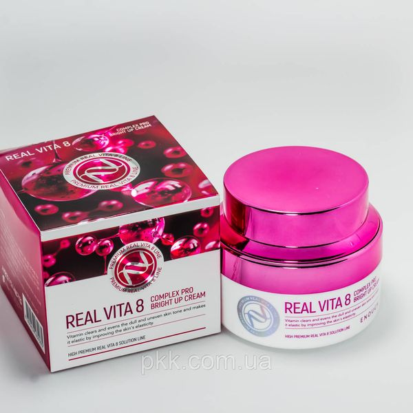 Живильний крем для обличчя Enough Real Vita 8 Complex Pro Bright Up Cream 50 мл EN 5747 фото