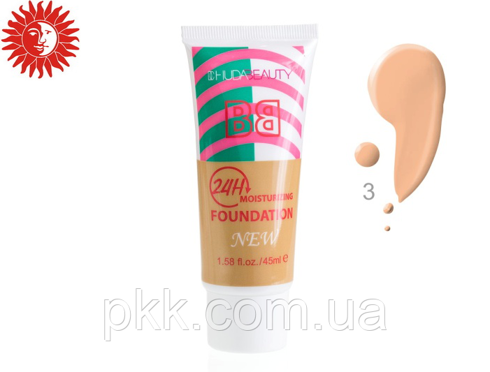 Тональный ВВ крем для лица Huda Beauty BB Moisturizing Fondation № 01 Светло Бежевый HD-185 фото