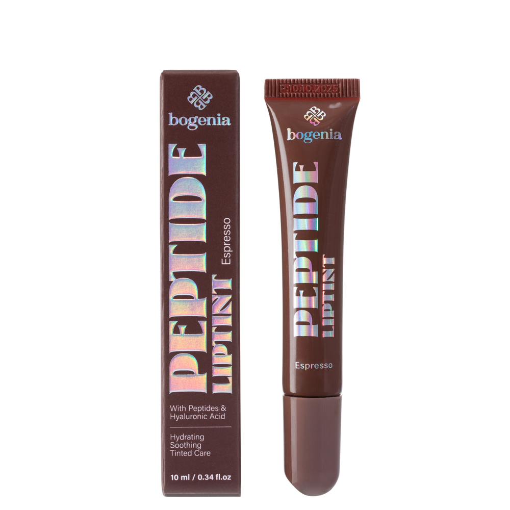 Бальзам для губ пептидний Bogenia Peptide Lip Tint (BG713), 004 Espresso Коричневий BG713 фото