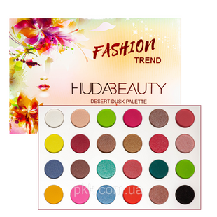 Палетка теней для век матовые перламутровые 24 оттенка Huda Beauty Desert Kod-246 Kod-246 фото