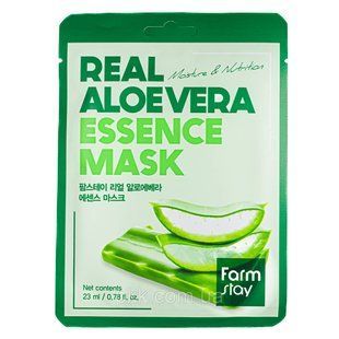 Тканинна маска для обличчя зволожуюча FarmStay Real Aloe Vera Mask FS 5258 FS 5258 фото