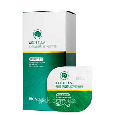 Маска для лица освежающая Bioaqua Centella с экстрактом азиатской центеллы BQY22705 фото