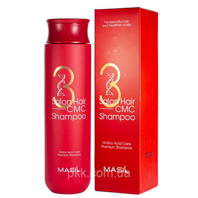 Шампунь для волосся зміцнюючий Masil 3 Salon Hair CMC Shampoo 300 мл Masil 4563 фото