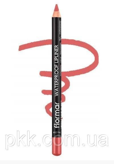 Олівець для губ Flormar Waterpoof Lipliner водостійкий № 238 Рожевий Pink temptation FM 4049 фото