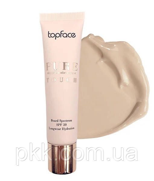 Тональний крем зволожуючий TopFace Pure Touch SPF20 № 01 PT566 фото