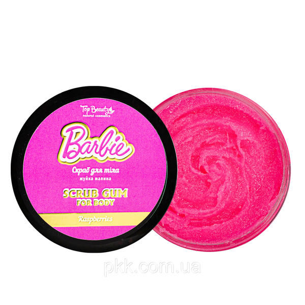 Cкраб-жуйка для тіла Top Beauty Barbie з ароматом малини, 250 мл TB-7909 фото