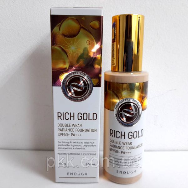 Тональний крем Enough Rich Gold Double Wear Radiance 100 мл № 13 EN 5141 фото