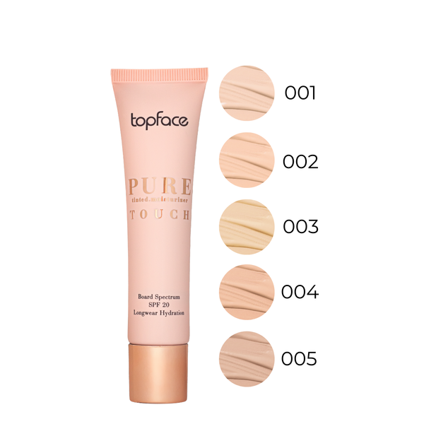 Тональний крем зволожуючий TopFace Pure Touch SPF20 № 01 PT566 фото