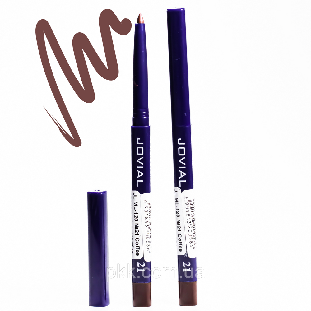 Олівець для губ механічний з точилкою Jovial Luxe ML-120 № 21 JL ML-120 lip фото
