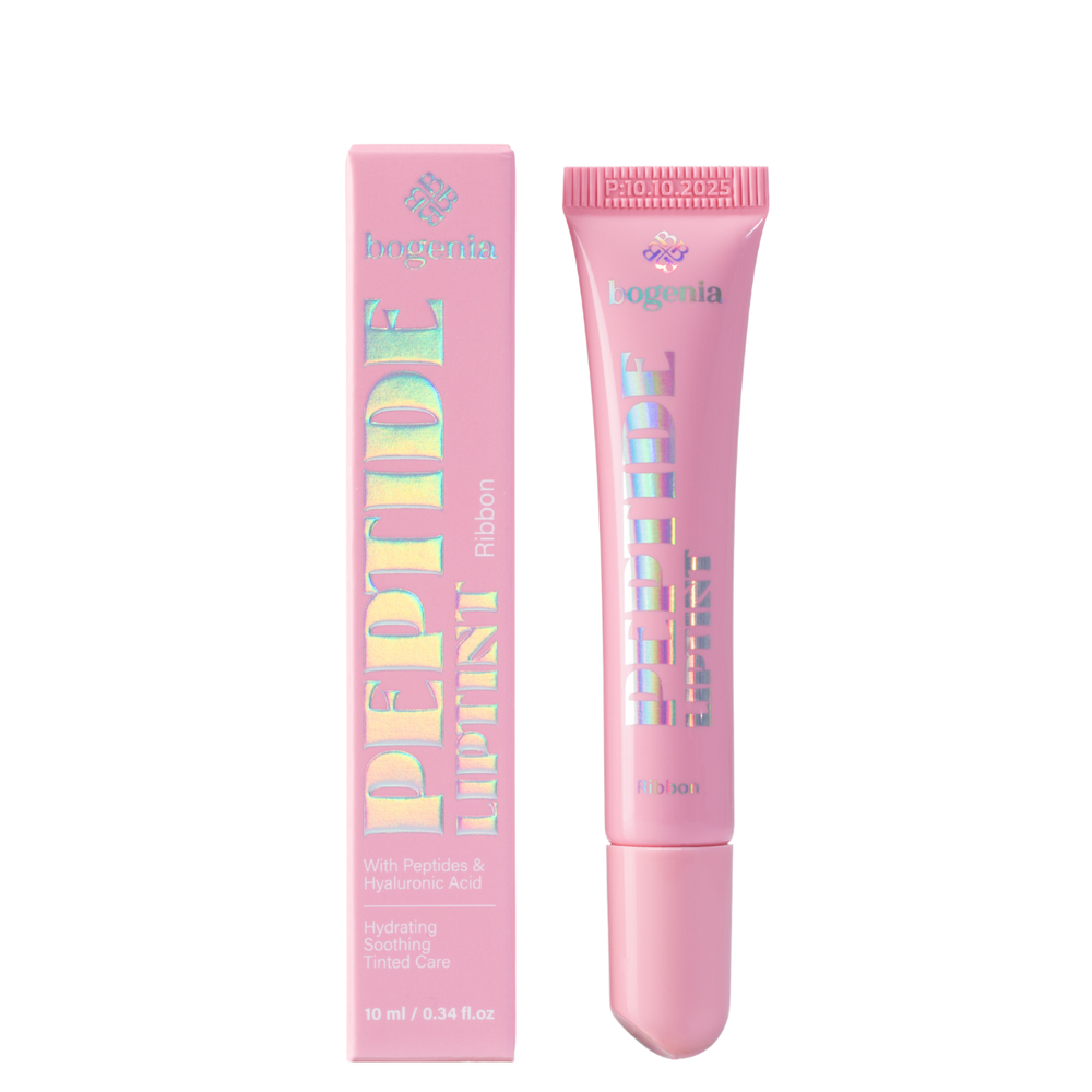 Бальзам для губ пептидний Bogenia Peptide Lip Tint (BG713), 005 Ribbon Світло-рожевий BG713 фото