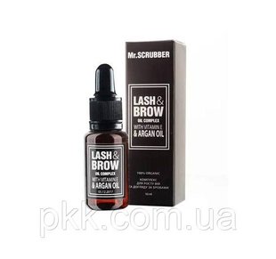 Олія для брів і вій для посилення росту та густоти Mr Scrubber Lash & Brow Oil Complex 10 мл Mr 0086 фото