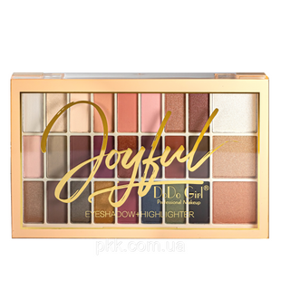 Палетка тіней для повік з хайлайтерами та тінями DoDo Girl Make Up Studio 24 відтінки D4163, А D4163 фото