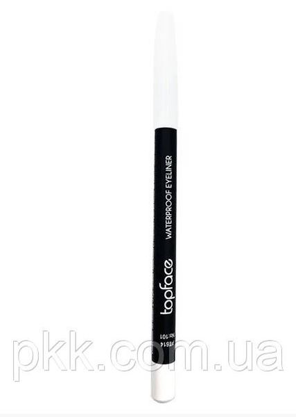 Карандаш для глаз водостойкий Topface Waterproof Eyeliner PT614 № 101 Белый  PT614 фото