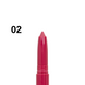 Помада-олівець для губ водостійка Bogenia Velvet Waterproof Matte, 002 Ruby Темна рожеванюдова BG730 фото 6