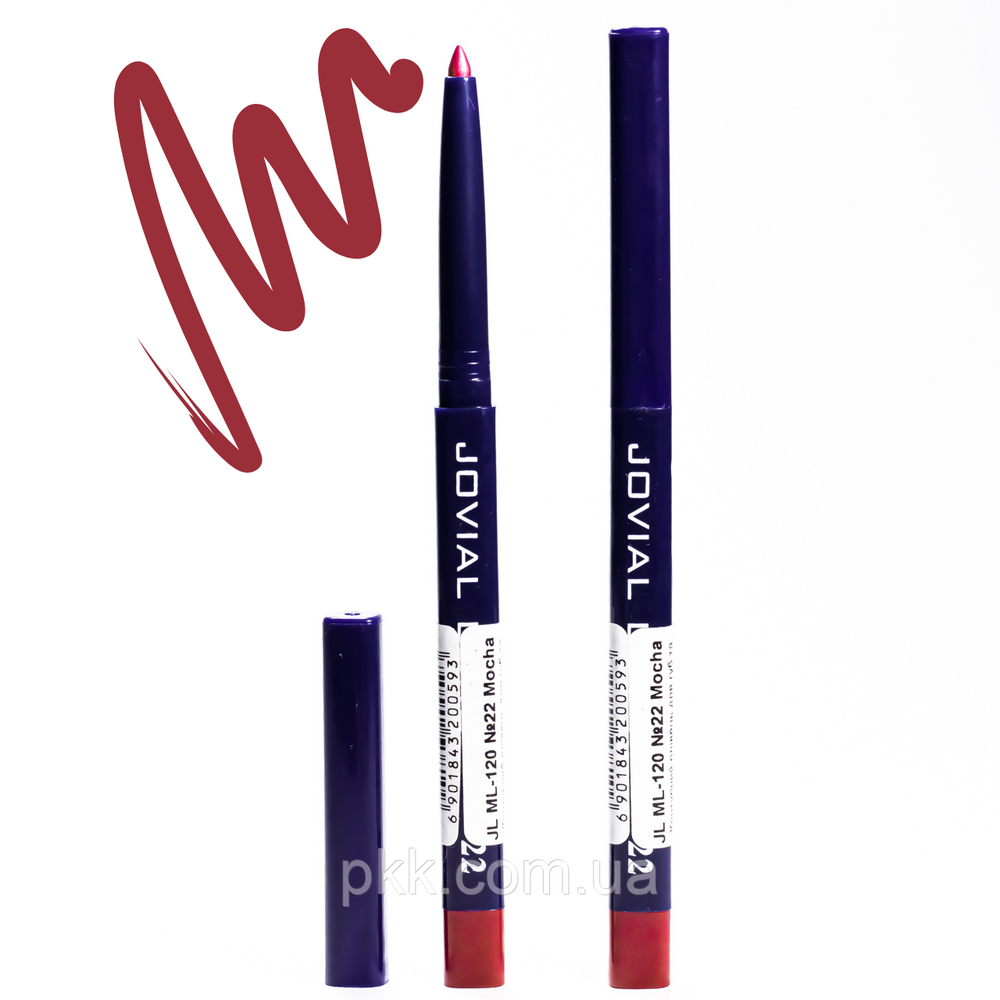 Олівець для губ механічний з точилкою Jovial Luxe ML-120 № 22 JL ML-120 lip фото