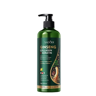 Кондиціонер для волосся Sadoer Ginseng Collagen Keratin з кератином 500 мл SD89021 фото