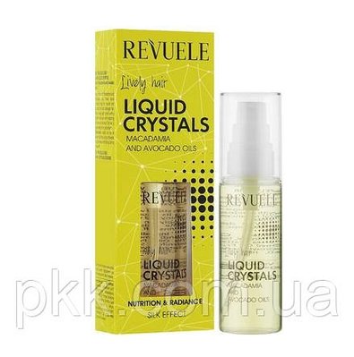Рідкі кристали для волосся Revuele Lively Hair Liquid Crystals With Macadamia з олією макадамії й авокадо 50 мл 5060565104495 фото