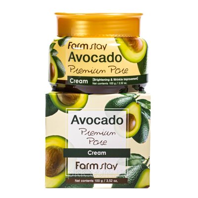 Освітлюючий крем для обличчя від зморшок FarmStay Avocado Premium Pore Cream 100 мл FS 5267 фото
