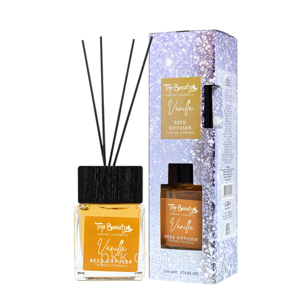 Аромадифузор для комнаты Top Beauty Vanilla Reed Diffuser Parfumer D`ambiance 110 мл TB-7520 фото