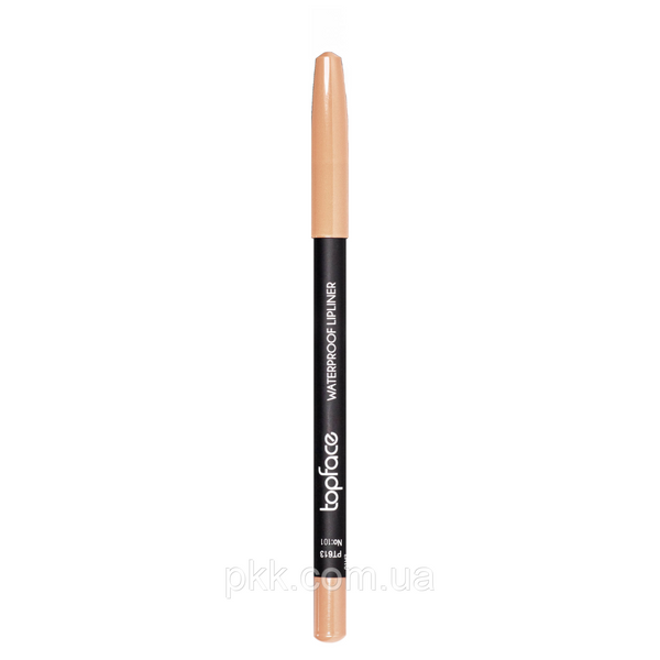 Олівець для губ TopFace Waterproof Lipliner водостійкий PT613 № 101 Тілесний PT613 фото