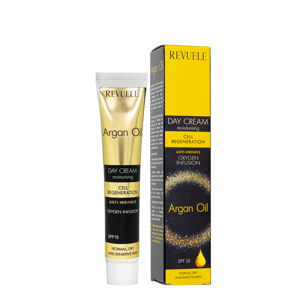 Денний крем для обличчя 25+ Revuele Argan Oil Day Cream 50 мл 3800225902397 фото