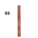 Помада-олівець водостійка для губ Bogenia Velvet Waterproof Matte, 003 Brown Melon Бежева BG730 фото 3