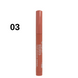 Помада-олівець водостійка для губ Bogenia Velvet Waterproof Matte, 003 Brown Melon Бежева BG730 фото 4