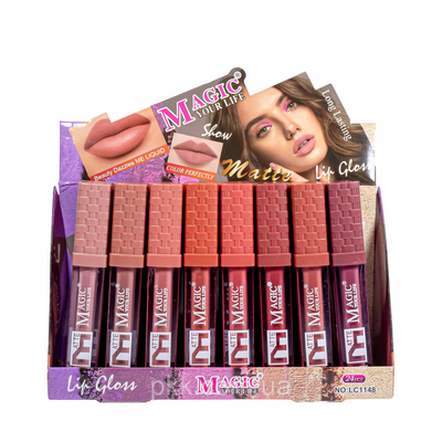 Набір помад для губ матових рідких Lip Gloss MagicYour Life 24 штуки LC1148 фото