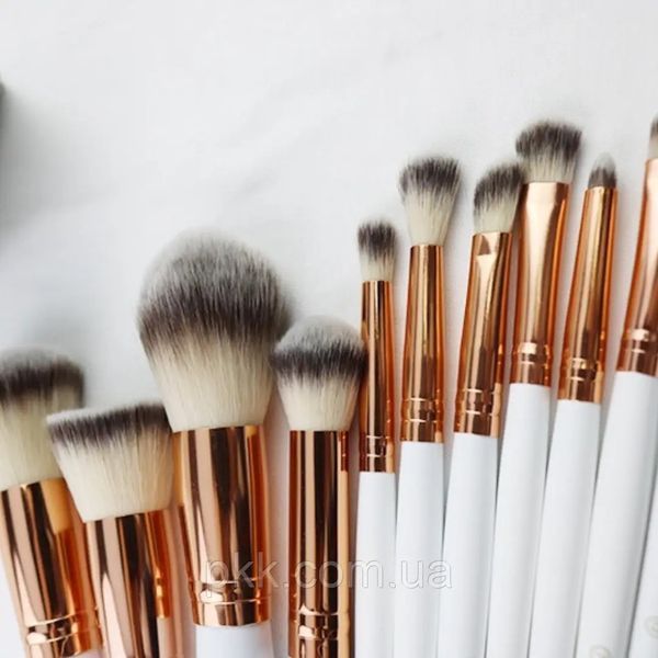 Набор кистей для макияжа с подставкой BH Cosmetics White Marble, 13 шт BH 8250 фото