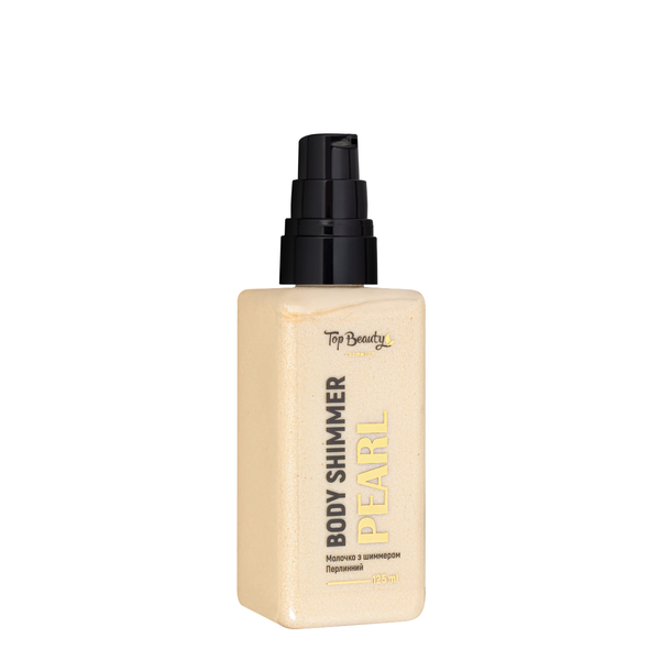 Шиммер-молочко для тіла Top Beauty Body Shimmer, 125 мл, Pearl Перловий TB-11319 фото