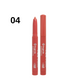 Помада-олівець для губ водостійка Bogenia Velvet Waterproof Matte, 004 Cranberry Коралово-бежева BG730 фото