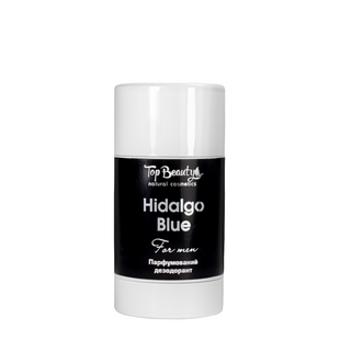 Дезодорант для тела мужской Top Beauty Hidalgo Blue парфюмированный с пребиотиком (белый флакон) TB-8677 фото