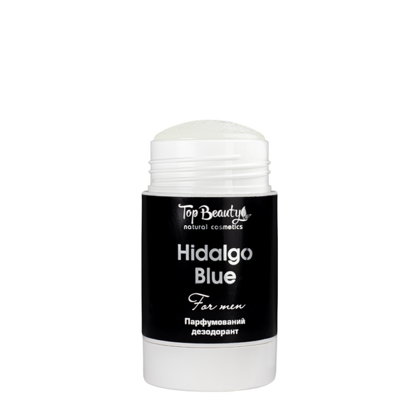 Дезодорант для тела мужской Top Beauty Hidalgo Blue парфюмированный с пребиотиком (белый флакон) TB-8677 фото