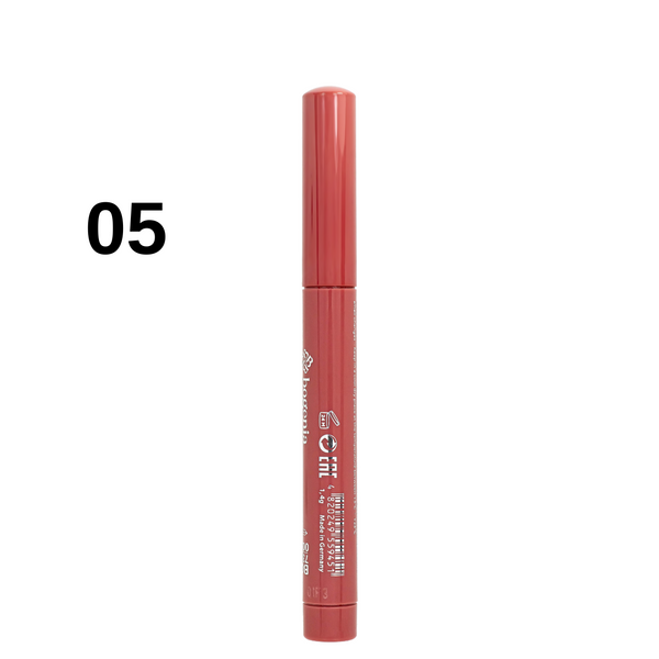 Помада-карандаш для губ водостойкая Bogenia Velvet Waterproof Matte, 005 Iced Coffee Розово-бежевая BG730 фото