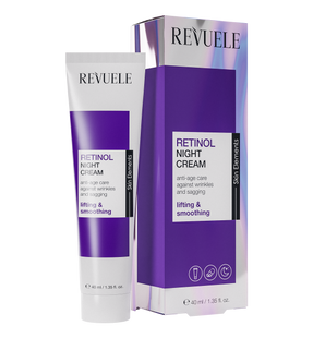 Крем для лица увлажняющий ночной Revuele Retinol, 40 мл 5060565106260 фото