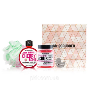 Подарунковий набір доглядової косметики Mr Scrubber Cherry Bomb Mr 0225 фото