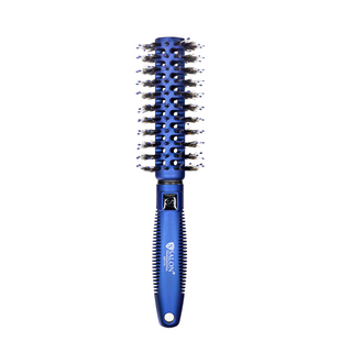 Щётка-брашинг для волос круглая продувная Salon Professional 9512 G Синяя 9512 G фото