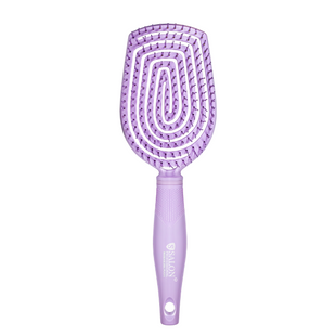 Расческа для волосся масажна продувна Salon Professional з нейлоновою щетиною 98290 SL, Purp Пурпурна 98290 SL фото