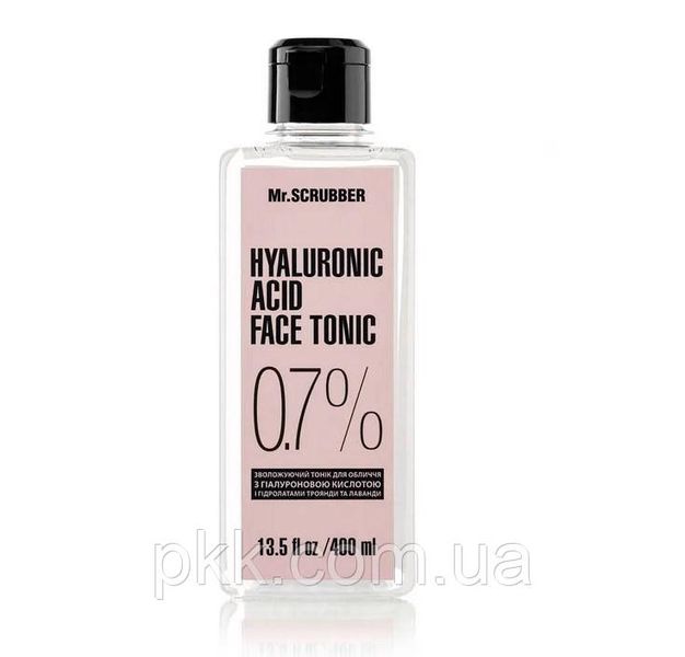 Тоник для лица Mr Scrubber Hyaluronic Acid Face Tonic с гиалуроновой кислотой 400 мл