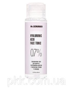 Тонік для обличчя Mr Scrubber Hyaluronic Acid Face Tonic з гіалуроновою кислотою 80 мл