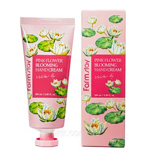 Крем для рук омолоджуючий FarmStay Water Lily Pink Flower Blooming 100 мл FS 5290 фото