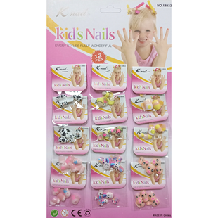Ногти накладные детские с рисунками K&middot;Nail Pretty Nails № 04 14933 фото