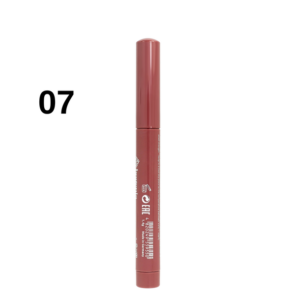 Помада-карандаш для губ водостойкая Bogenia Velvet Waterproof Matte, 007 Butterscotch Нюдовая BG730 фото