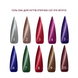 Гель-лак для нігтів Steffani Cat Eye MYSTIC, 9 мл, 01 Сріблястий SCEM09 фото 5