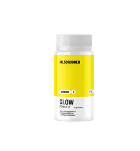 Пудра для очищения лица Mr. Scrubber Glow Vitamin C с витамином С, 50 г