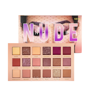 Палітра тіней для очей 18 кольорів Huda Beauty New NUDE QQ 6735 фото