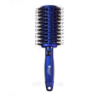 Щетка брашинг для волос круглая продувная Salon Professional Синяя 9575 G 9575 G фото